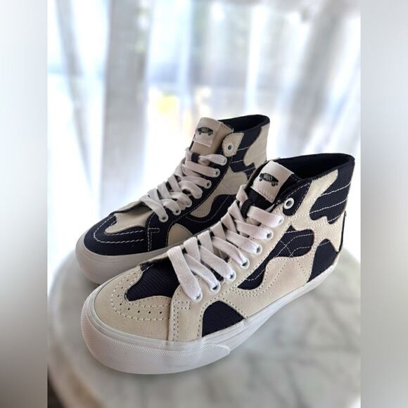 Vans Vault SK8-HI WP VR3 LX Navy Patchwork Size 6 Mens 7.5 Women